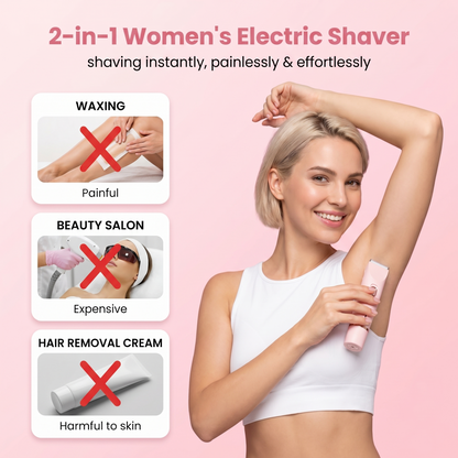 SilkPro© 2in1 Electric Shaver